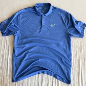 Nike Golf Blue Polo Shirt Southern Hills GC